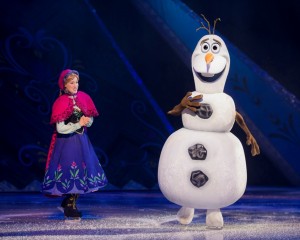 Anna and Olaf from Frozen: Picture Courtesy of Disney